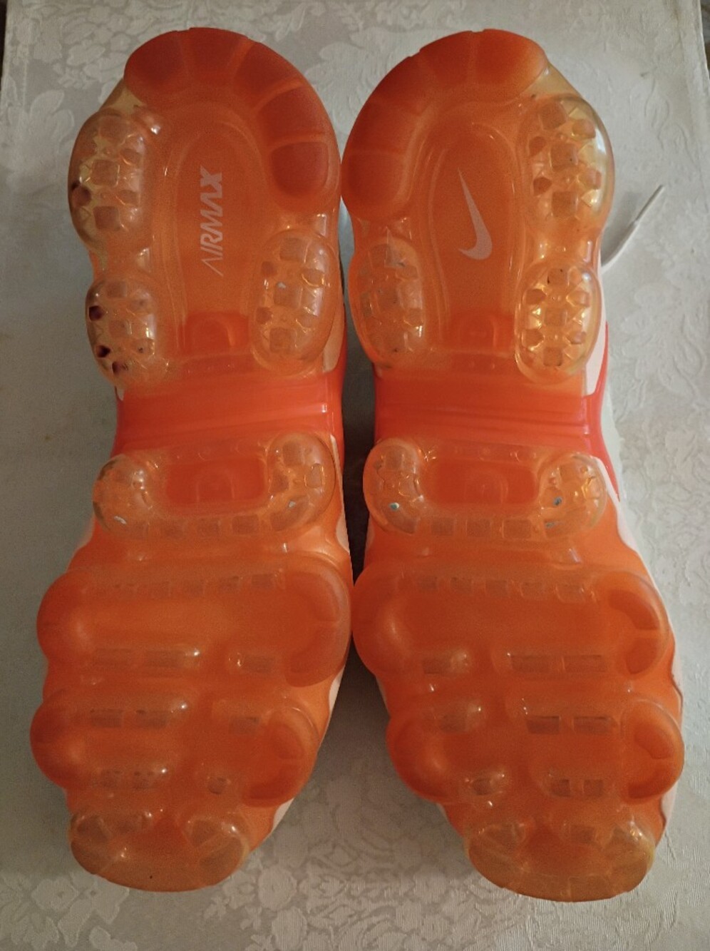 NIKE (AO4550-005) Air VaporMax Plus 'Creamsicle' - Women's Size 9 - Picture 11 of 16